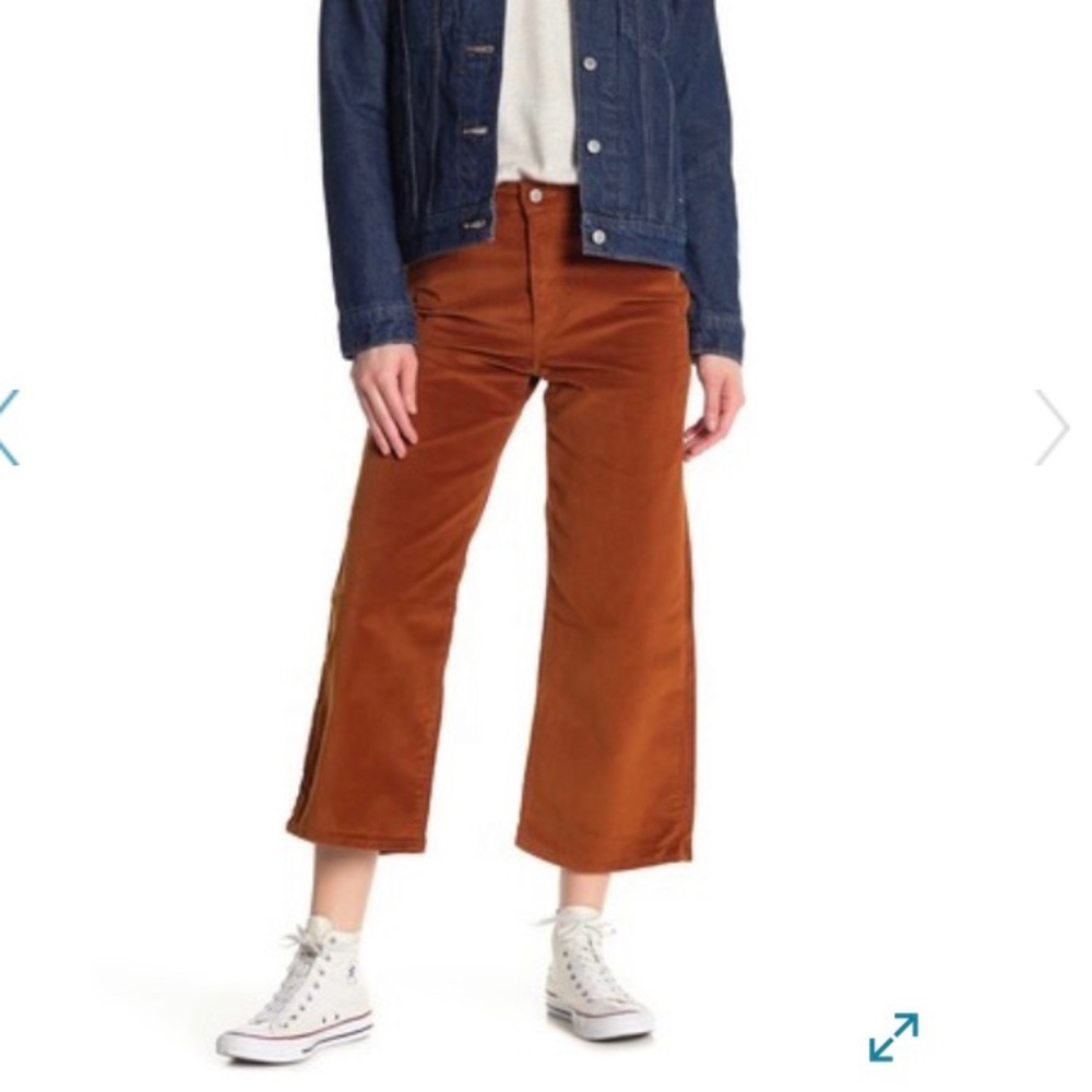 Levi Mile High Cropped Wide Leg